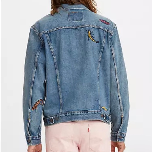 Levi’s Freehand Embroidery Trucker Jacket - Picture 4 of 4